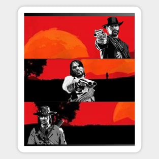 Red Dead Redemption Protagonists Magnet